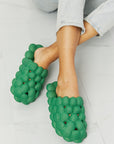 NOOK JOI Laid Back Bubble Slides in Green - Online Only