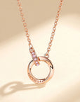 Zircon Decor 999 Sterling Silver Necklace - Online Only