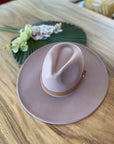 Wide Brim Panama Felt Hat - Online Only