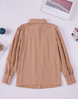 Gathered Detail Puff Sleeve Shirt - Online Only