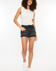 Kancan High Waist Distressed Denim Shorts