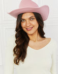 Fame Western Cutie Cowboy Hat in Pink - Online Only