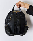 David Jones PU Leather Backpack