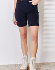 Judy Blue Full Size High Waist Tummy Control Bermuda Shorts