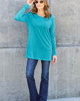 Basic Bae Full Size Round Neck Long Sleeve Top