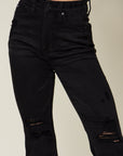 Judy Blue Full Size High Waist Distressed Flare Jeans