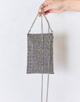 Forever Link Rhinestone Mini Crossbody Bag