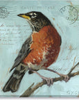 Darren Gygi Messenger Robin Wall Art 36x36 - Online Only
