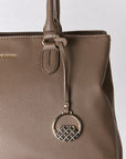 David Jones Structured Leather Handbag