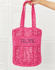 Fame Tropic Babe Staw Tote Bag - Online Only