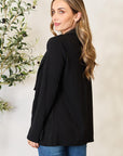 Heimish Full Size Open Front Long Sleeve Blazer