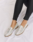 Forever Link Rhinestone Point Toe Loafers