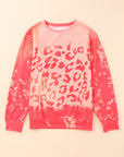 Printed Round Neck Dropped Shoulder Sweatshirt - Online Only
