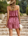 Strapless Layered Smocked Romper - Online Only