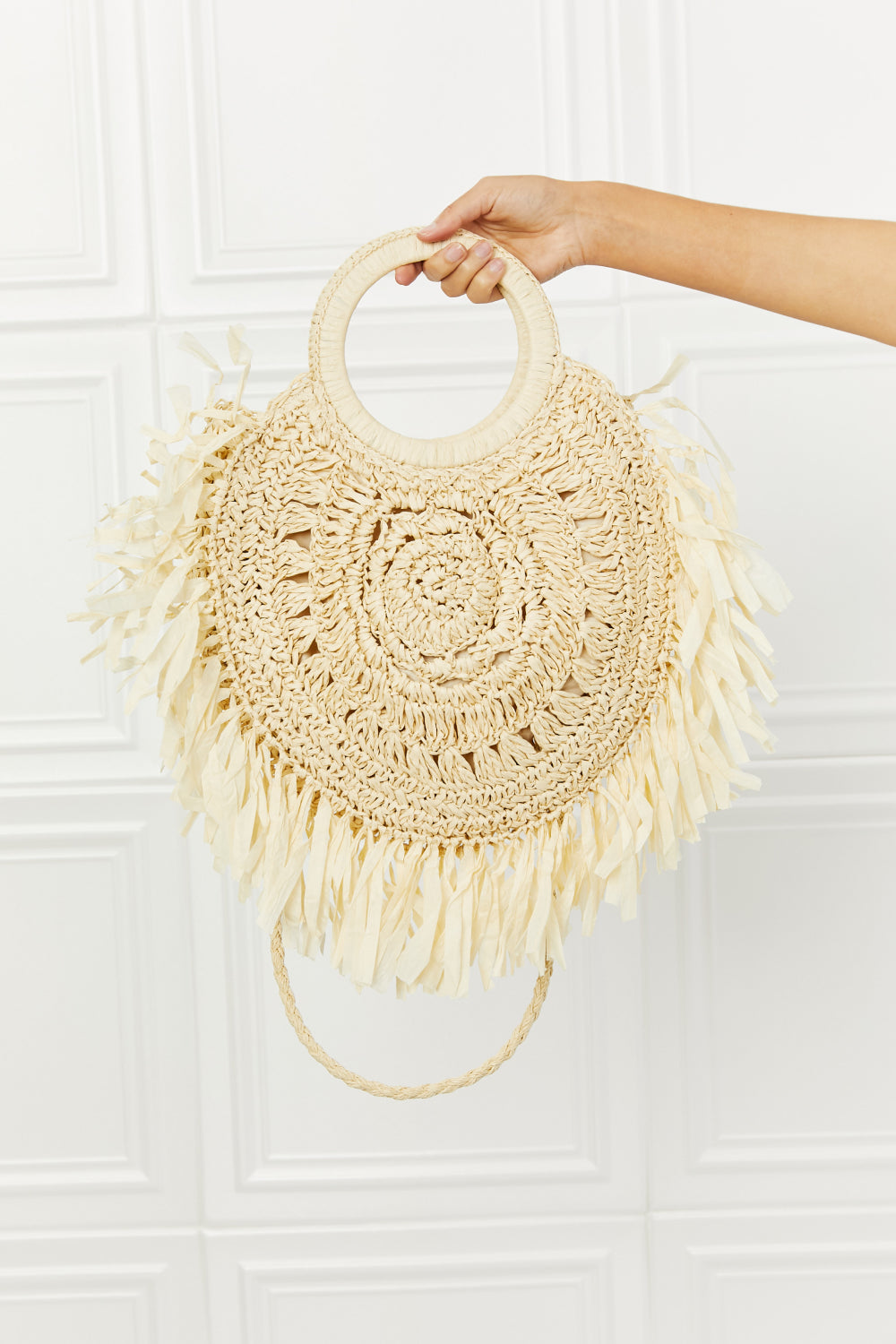 Fame Found My Paradise Straw Handbag - Online Only