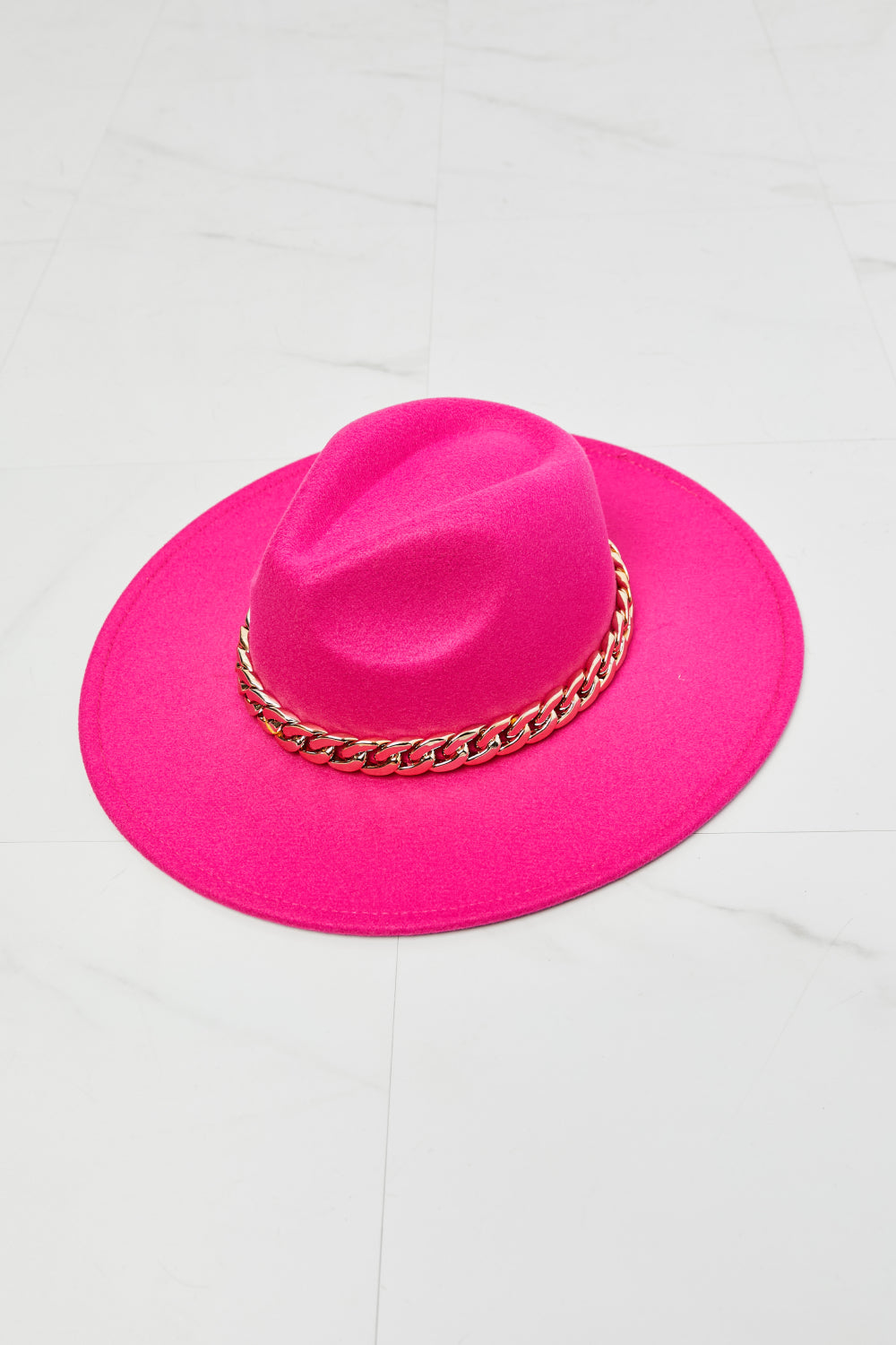 Fame Keep Your Promise Fedora Hat in Pink - Online Only