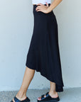 Ninexis First Choice High Waisted Flare Maxi Skirt in Black - Online Only