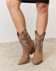 Forever Link Rhinestone Detail Cowboy Boots