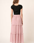 Mittoshop Drawstring High Waist Frill Skirt