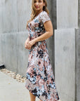 Heimish Give Me Roses Full Size Floral Maxi Wrap Dress - Online Only