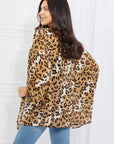 Melody Wild Muse Animal Print Kimono in Camel - Online Only