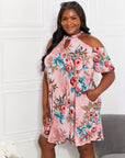 Sew In Love Fresh-Cut Flowers Cold-Shoulder Dress - Online Only