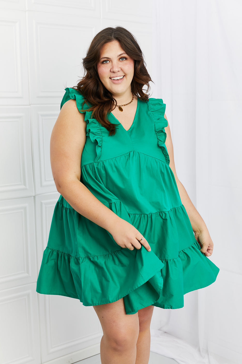 Hailey &amp; Co Play Date Full Size Ruffle Dress - Online Only