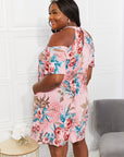 Sew In Love Fresh-Cut Flowers Cold-Shoulder Dress - Online Only