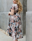 Heimish Give Me Roses Full Size Floral Maxi Wrap Dress - Online Only