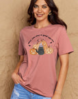 Simply Love MAY YOU STAY IN GOOD SPIRITS Graphic Cotton T-Shirt - Online Only