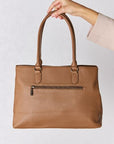 David Jones Structured Leather Handbag