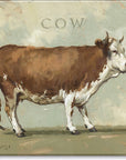 Darren Gygi Cow Wall Art 36x36 - Online Only
