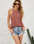 Grecian Neck Knit Tank - Online Only