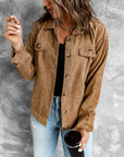 Corduroy Long Sleeve Jacket - Online Only