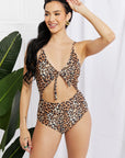 Marina West Swim Lost At Sea Cutout One-Piece Swimsuit - Online Only