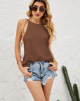 Grecian Neck Knit Tank - Online Only