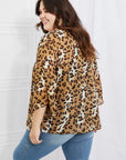 Melody Wild Muse Animal Print Kimono in Camel - Online Only