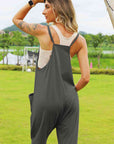 Double Take Full Size Sleeveless V-Neck Pocketed Jumpsuit