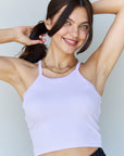 Ninexis Everyday Staple Soft Modal Short Strap Ribbed Tank Top in Lavender - Online Only