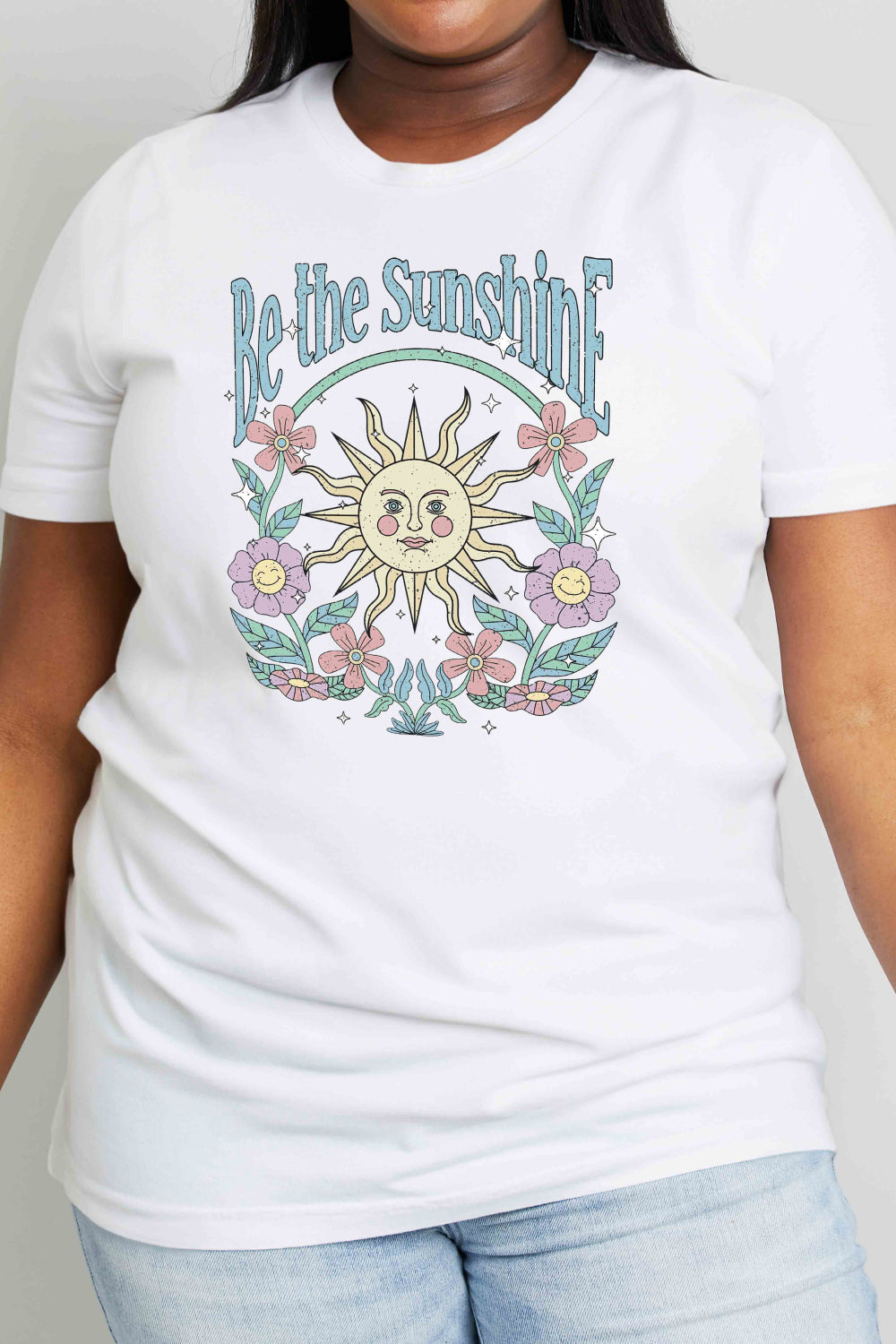 Simply Love BE THE SUNSHINE Graphic Cotton Tee - Online Only