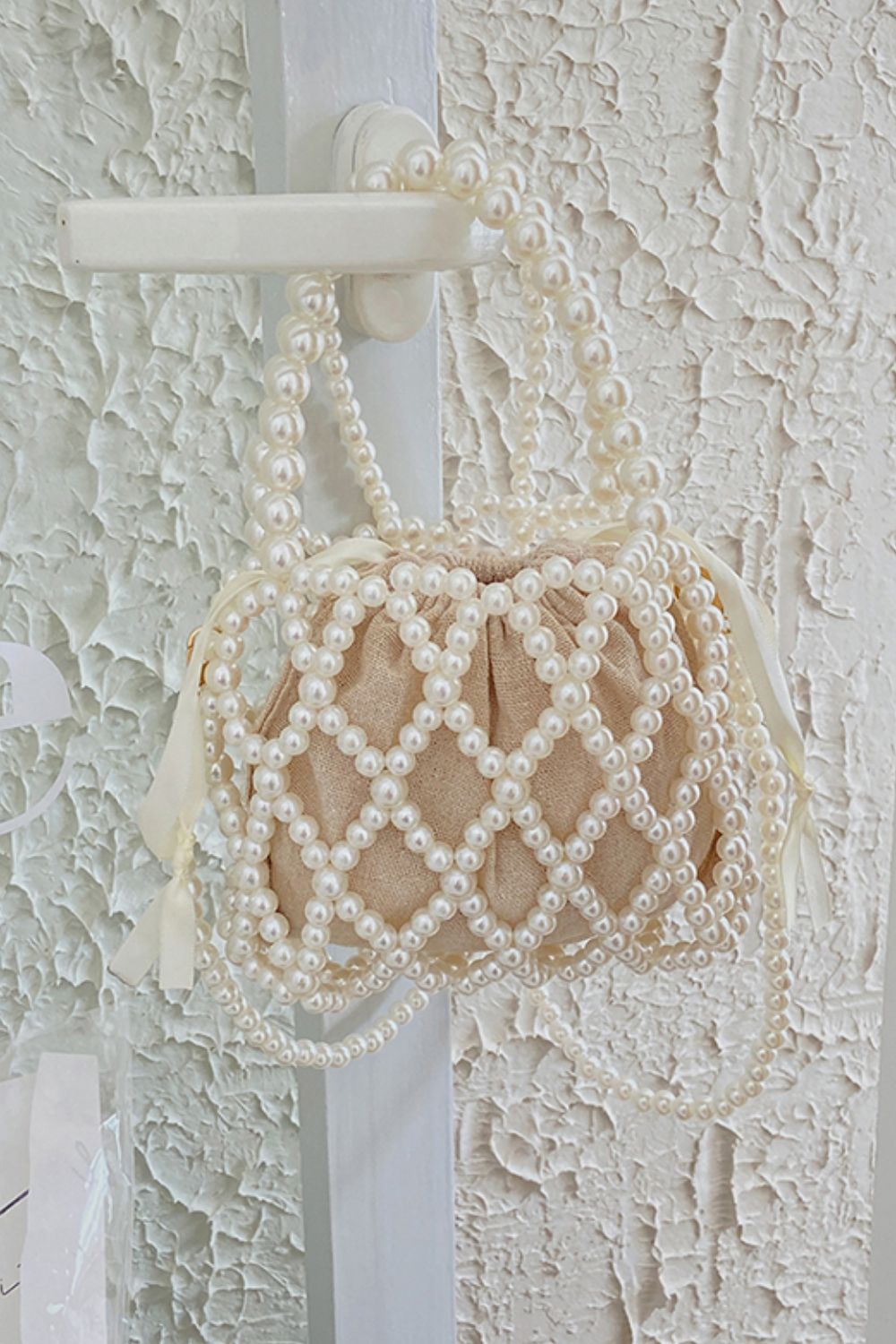 Pearl Polyester Crossbody Bag - Online Only