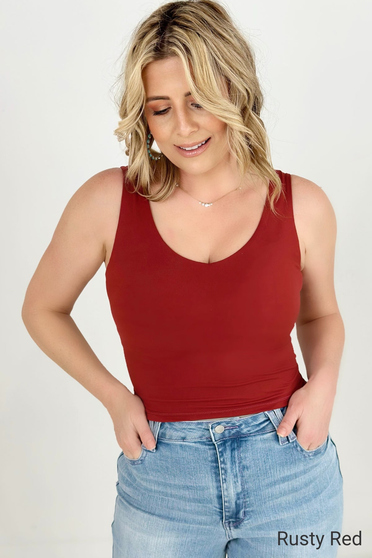 Online Exclusive: Fawnfit Ribbed Built-In Bra Short Sleeve
