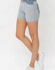 Judy Blue Full Size Color Block Denim Shorts