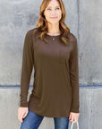 Basic Bae Full Size Round Neck Long Sleeve Top