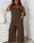 Basic Bae Full Size Spaghetti Strap V-Neck Jumpsuit