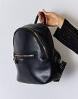 David Jones PU Leather Backpack