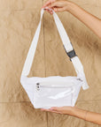 Fame Travel Buddy Clear Zipper Pocket Fanny Pack Bag - Online Only