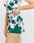 Marina West Swim Clear Waters Swim Dress in Rose Green - Online Only