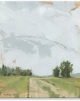 Darren Gygi Home Big Sky Rural Field Wall Art 36x36 - Online Only