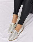 Forever Link Rhinestone Point Toe Loafers